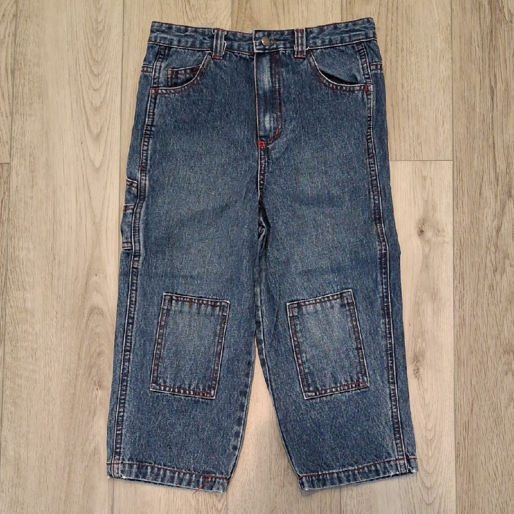 Vintage Disney Kids Denim Jeans with Fun Patches